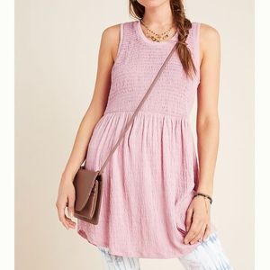 NWT Anthropologie Riley Smocked Tunic